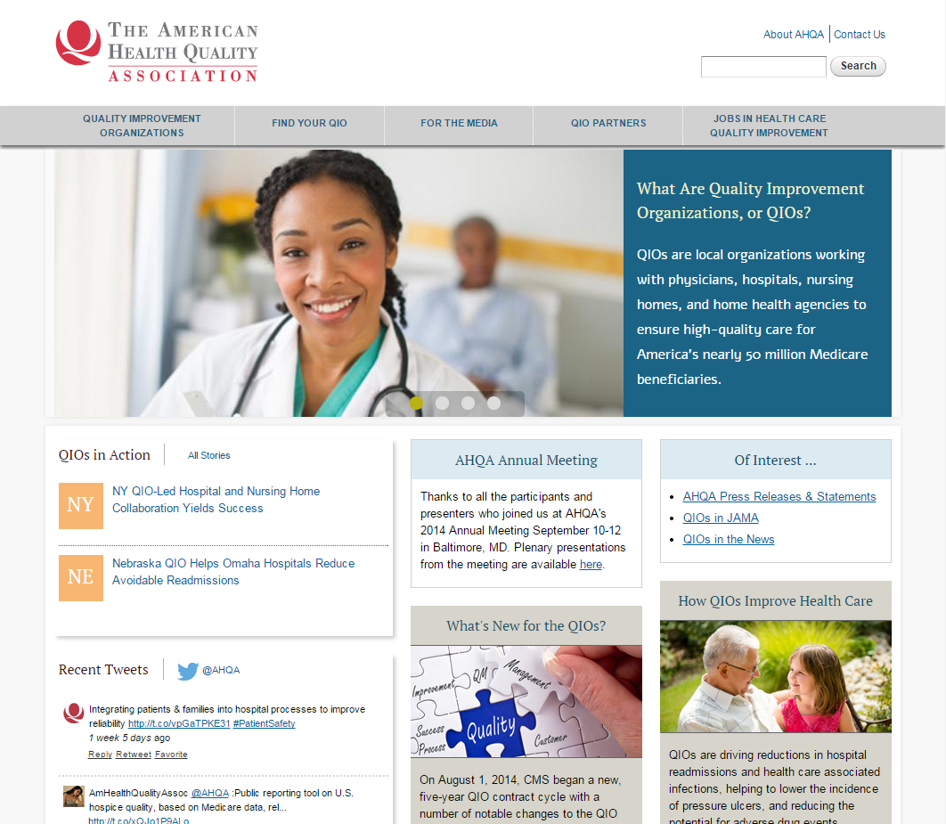 American Health Quality Association home page