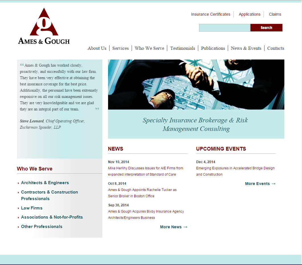 Ames & Gough home page